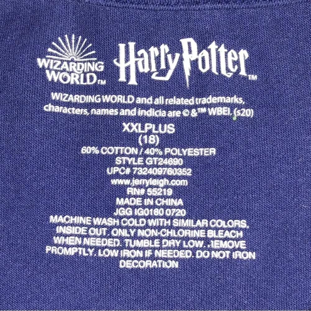 Wizarding World of Harry Potter Blue Long Sleeve Shirt Size XXL ( 18 Kids)